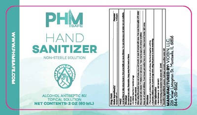 Label For Phm Safe Hand Sanitizer 02oz (Phm Safe Hand Sanitizer 2 Oz)